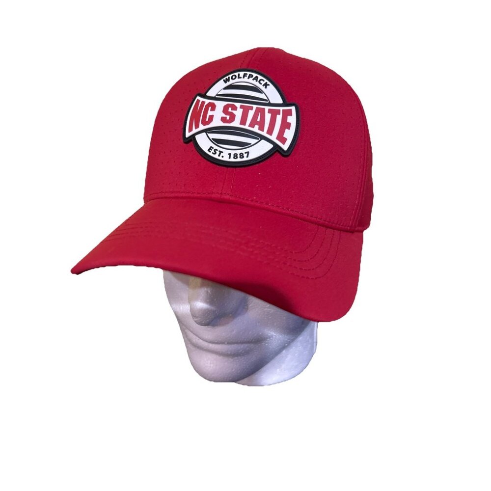NEW North Carolina NC State Wolfpack Colosseum Red Vented Snapback Cap Hat Adult
